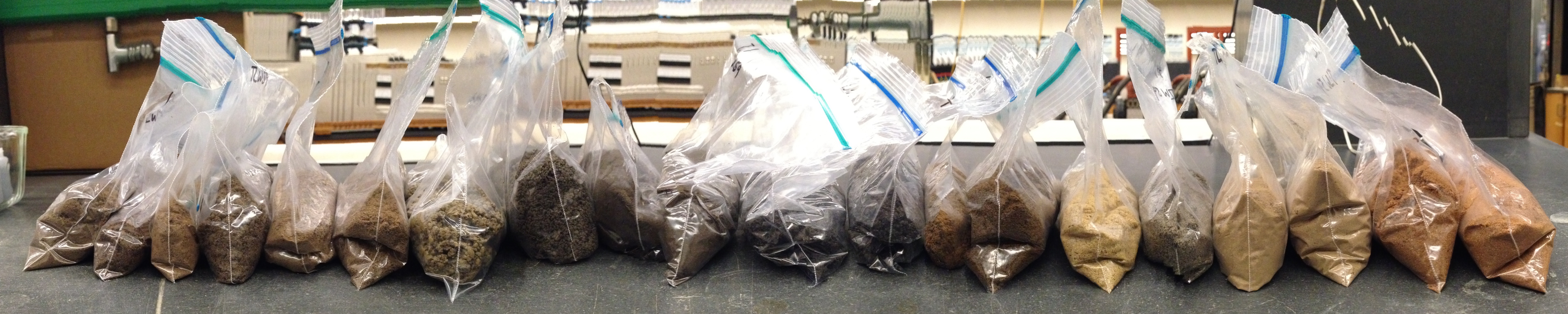 Beautiful soils from NEON sites across the US on a project the NSF did want to fund (my DDIG)